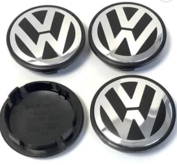 Volkswagen wheel center caps 65 mm