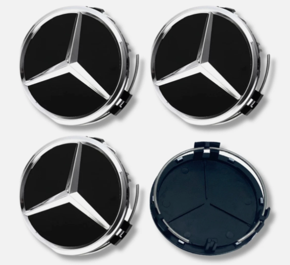 Mercedes-Benz center caps 4.78 inches (12cm/120mm)
