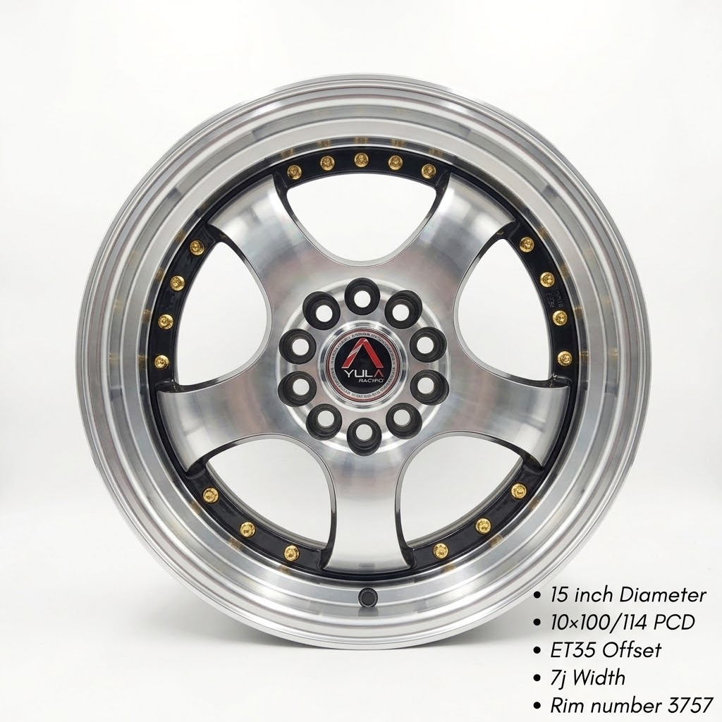 Yula 15" Deep Lip Multi-Fit Alloy Wheel – Yula Racing