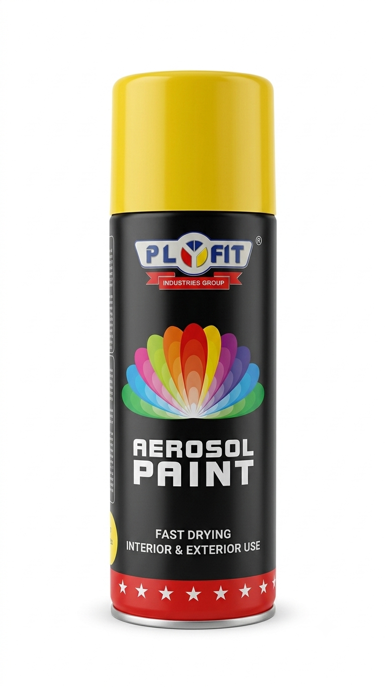 PlyFit Aerosol Paint Yellow